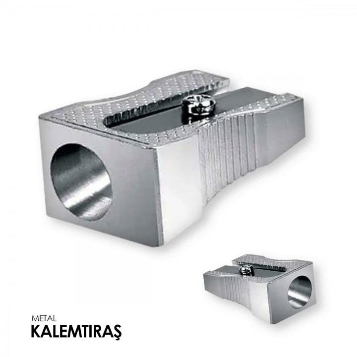 Metal Tek Delikli Promosyon Kalemtraş